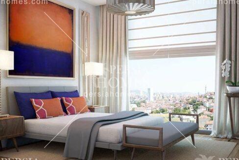 فروش آپارتمان در بلندترین برج مسکونی استانبول اتاق خواب سه