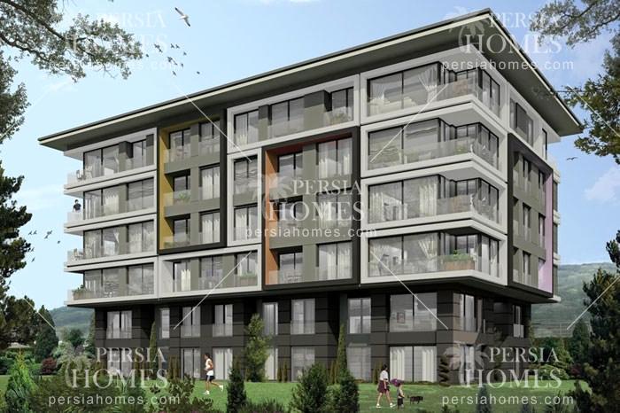خرید آپارتمان نوساز سارییر با دسترسی به مرکز شهر نمای ساختمان