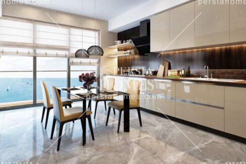 خرید خانه نوساز باکر کوی در بهترین منطقه استانبول آشپزخانه