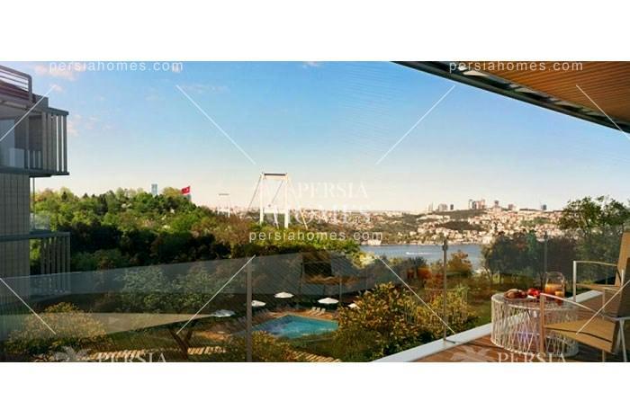 خرید آپارتمان همراه با تابعیت ترکیه در منطقه بیکوز استانبول منظره