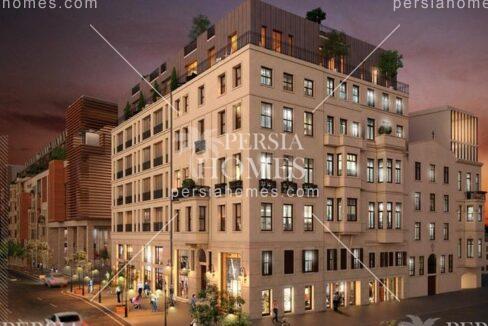 خرید آپارتمان بی اغلو استانبول با اخذ تابعیت ترکیه نمای ساختمان