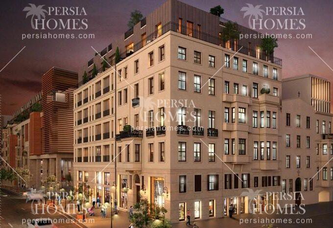 خرید آپارتمان بی اغلو استانبول با اخذ تابعیت ترکیه نمای ساختمان