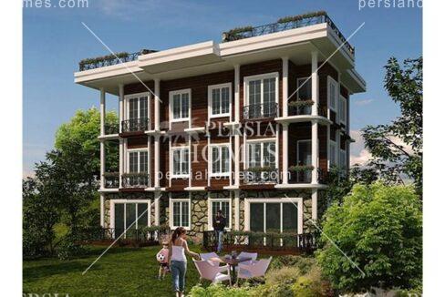 پروژه آپارتمانی برای فروش با موقعیت ویژه در شیله استانبول ترکیه نمای ساختمان 2