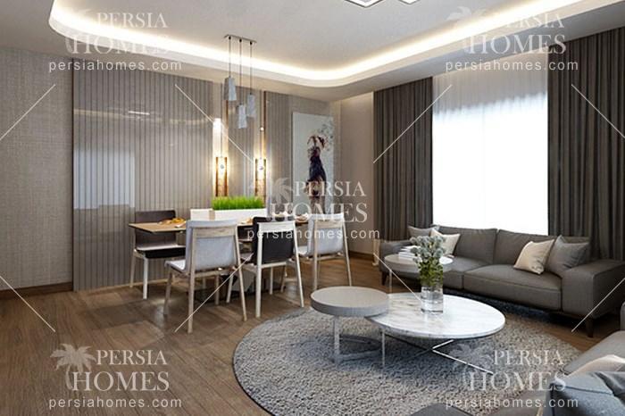 آپارتمان در کارتال استانبول برای فروش در پروژه آماده نمای ساختمان سالن