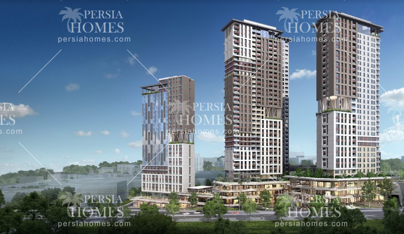 خرید آپارتمان مسکونی در بیلیک دوزو استانبول جهت سرمایه گذاری نمای کل