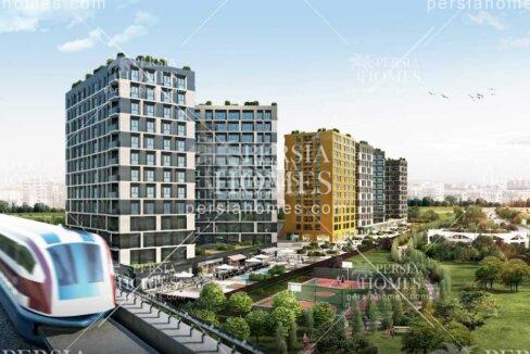 کوچوک چکمجه استانبول ترکیه منطقه ای امن برای سرمایه گذاری و خرید آپارتمان نمای کلی