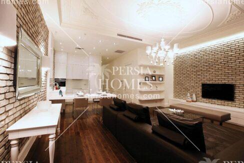 خرید آپارتمان با طراحی مدرن در پندیک استانبول سالن