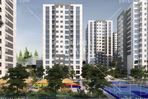 فروش خانه های آپارتمانی مدرن و مهندسی ساز در منطقه باشاک شهیر استانبول نمای کلی