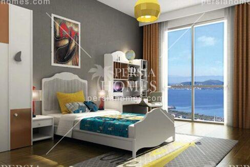 خرید آپارتمان با تسهیلات کامل و چشم انداز دریا در مال تپه استانبول اتاق خواب 2