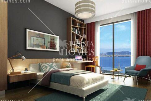خرید آپارتمان با تسهیلات کامل و چشم انداز دریا در مال تپه استانبول اتاق خواب 1