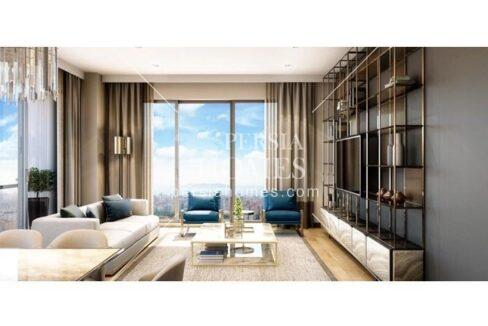 خرید آپارتمان مدرن در کادیکوی منطقه بالا شهر استانبول سالن2