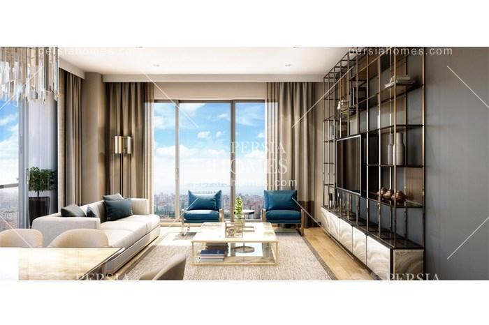 خرید آپارتمان مدرن در کادیکوی منطقه بالا شهر استانبول سالن2