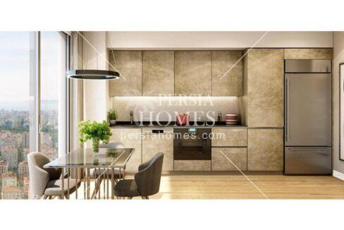 خرید آپارتمان مدرن در کادیکوی منطقه بالا شهر استانبول آشپزخانه1