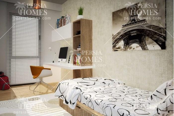 آپارتمان های اقتصادی برای زوجین جوان در منطقه کاییت هانه استانبول اتاق خواب