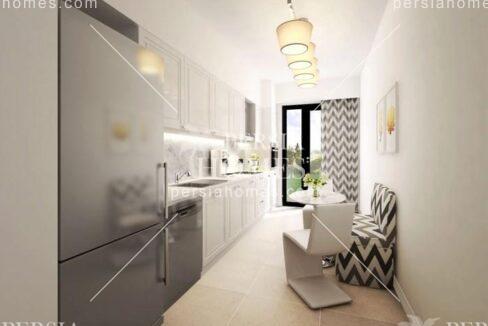 فروش آپارتمان خوش نقشه و نورگیر در ایوپ استانبول آشپزخانه