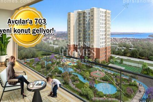 پیش فروش آپارتمان با شرایط دریافت وام اقساطی آوجیلار استانبول چشم انداز 1
