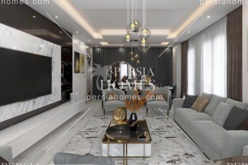 فروش آپارتمان های جادار مناسب خانواده در بیلیک دوزو استانبول سالن 1