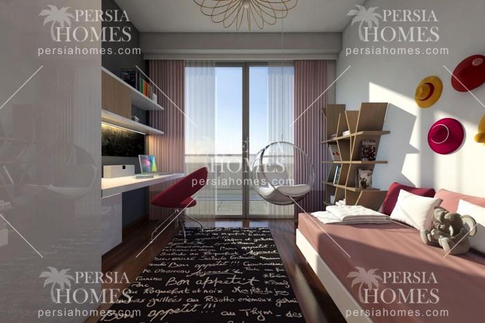 فروش آپارتمان خوش نقشه و نورگیر در ایوپ استانبول اتاق خواب