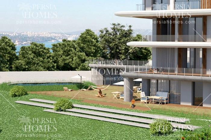 خرید آپارتمان از مجموعه ای با امکانات خاص و چشم انداز دریا در بیکوز استانبول
