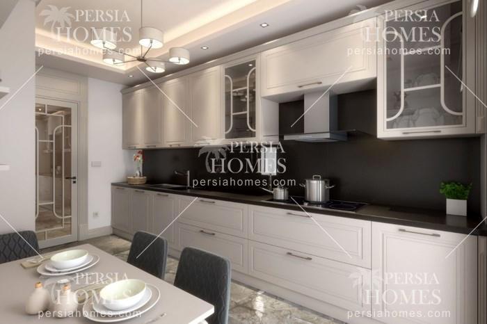 فروش آپارتمان های جادار مناسب خانواده در بیلیک دوزو استانبول آشپزخانه 1