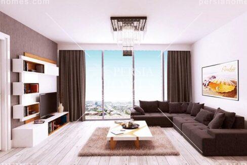 خرید آپارتمان اداری و تجاری با مواد و مصالح درجه یک در باجیلار استانبول سالن