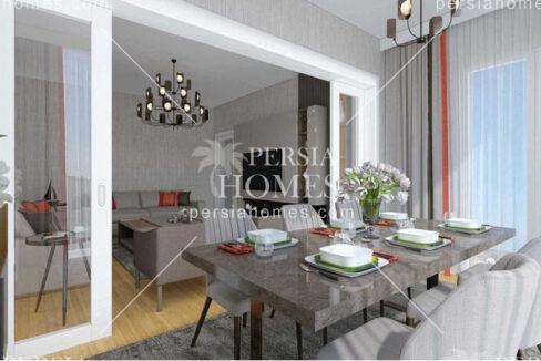 خرید آپارتمان مسکونی تجاری با دسترسی به بزرگراه در باشاک شهیر استانبول سالن
