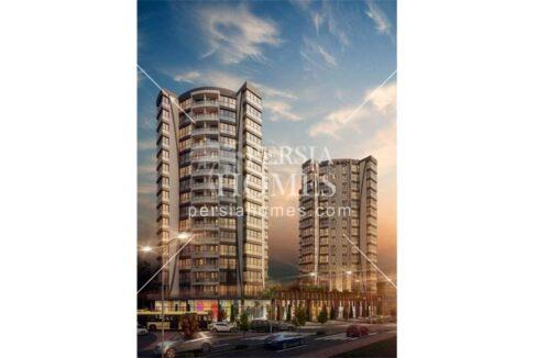 خرید آپارتمان مسکونی و تجاری مجهز به سیستم مدیریت هوشمند در کارتال استانبول نمای ساختمان 3