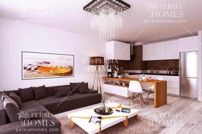 خرید آپارتمان اداری و تجاری با مواد و مصالح درجه یک در باجیلار استانبول سالن 4