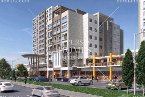 خرید آپارتمان مسکونی تجاری با دسترسی به بزرگراه در باشاک شهیر استانبول نما 2
