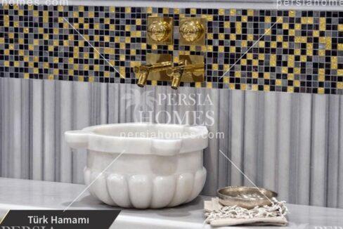 خرید منزل آپارتمانی فروشی با خدمات گسترده در بشیکتاش استانبول حمام ترکی