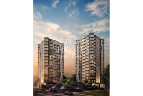 خرید آپارتمان مسکونی و تجاری مجهز به سیستم مدیریت هوشمند در کارتال استانبول نمای ساختمان 2