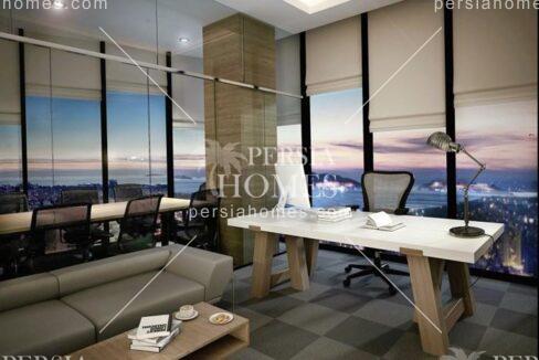 خرید آپارتمان های تجاری و اداری در منطقه مال تپه استانبول اتاق کار 8