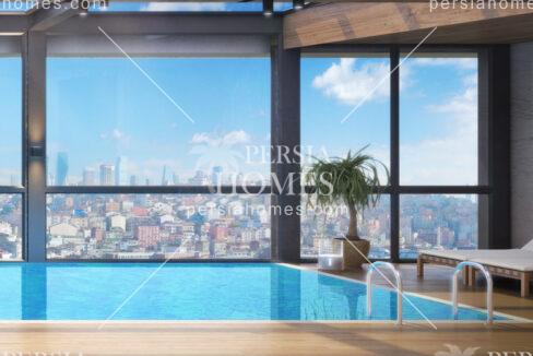 خرید واحدهای آپارتمانی جهت راه اندازی مشاغل در کاییت هانه استانبول استخر