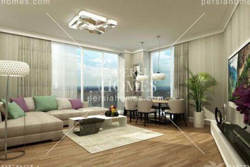 خرید آپارتمان مجهز به پانل خورشیدی جهت صرفه جویی انرژی در کادیکوی استانبول سالن 3