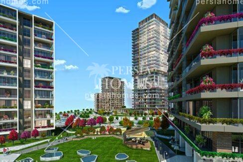 فروش آپارتمان های مسکونی و تجاری در مرکز منطقه باشاک شهیر استانبول محوطه 3