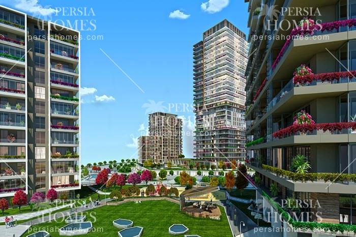 فروش آپارتمان های مسکونی و تجاری در مرکز منطقه باشاک شهیر استانبول محوطه 3