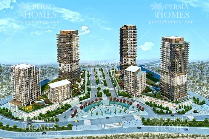 فروش آپارتمان های مسکونی و تجاری در مرکز منطقه باشاک شهیر استانبول