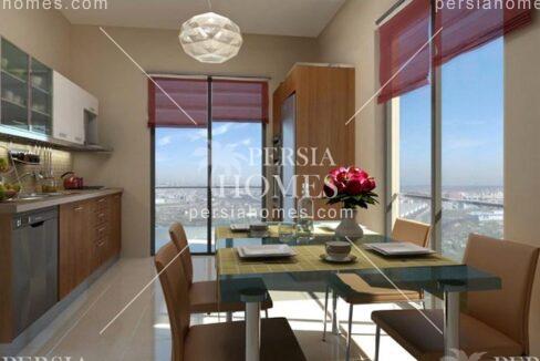 خرید آپارتمان در برج با سطح بالای آسایش و معماری مدرن در باشاک شهیر استانبول آشپزخانه