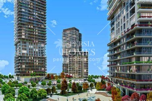 فروش آپارتمان های مسکونی و تجاری در مرکز منطقه باشاک شهیر استانبول محوطه 4