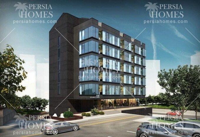 خرید آپارتمان مسکونی و تجاری با اجرای جزئیات معماری در شیشلی استانبول نمای بیرونی 2