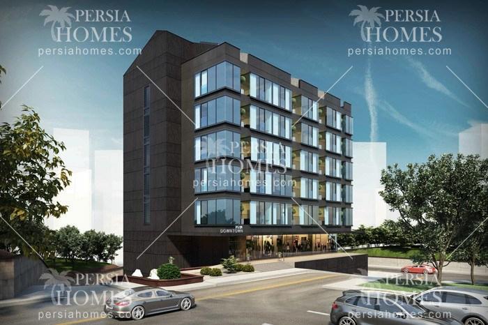 خرید آپارتمان مسکونی و تجاری با اجرای جزئیات معماری در شیشلی استانبول