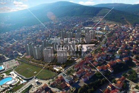 فروش منازل مدرن با هدف راحتی و آسایش خانواده ها در سنجاک تپه استانبول نمای کلی 2