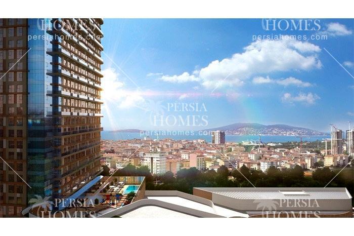 خرید آپارتمان مسکونی اداری و تجاری از مجموعه ترکیبی در مال تپه استانبول چشم انداز