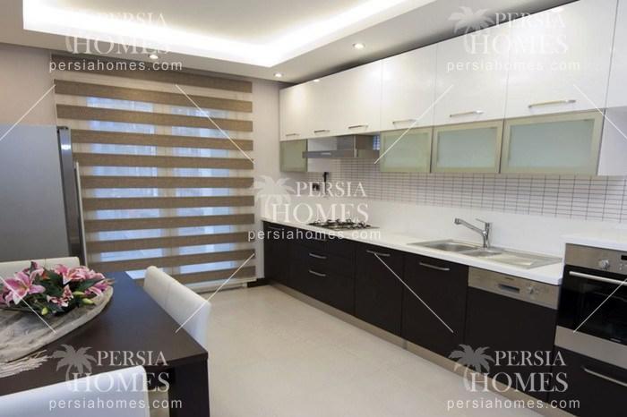 خرید آپارتمان های بزرگ و جادار برای خانواده های شاد در بیلیک دوزو استانبول آشپزخانه