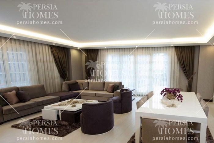 خرید آپارتمان های بزرگ و جادار برای خانواده های شاد در بیلیک دوزو استانبول سالن