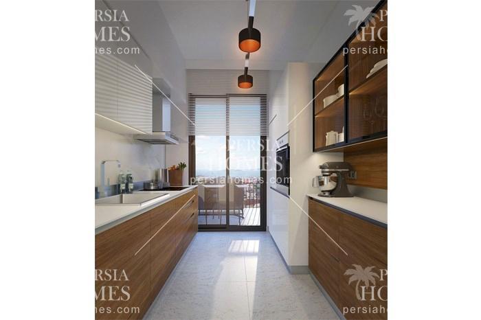 خرید خانه در با ارزش ترین مکان خط جاده ساحلی در کارتال استانبول آشپزخانه