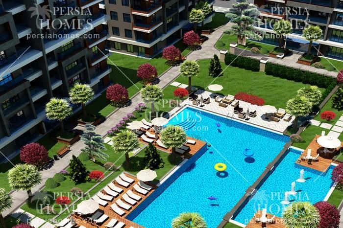 خرید آپارتمان های بزرگ و جادار برای خانواده های شاد در بیلیک دوزو استانبول محوطه