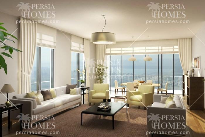 خرید آپارتمان در برج مسکونی و تجاری طراحی شده برای خانواده در باشاک شهیر استانبول سالن 2
