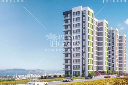 خرید خانه های آپارتمانی فراتر از استانداردهای ساخت در کارتال استانبول نمای بیرونی 2