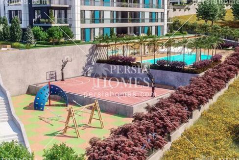 خرید خانه های آپارتمانی فراتر از استانداردهای ساخت در کارتال استانبول محوطه